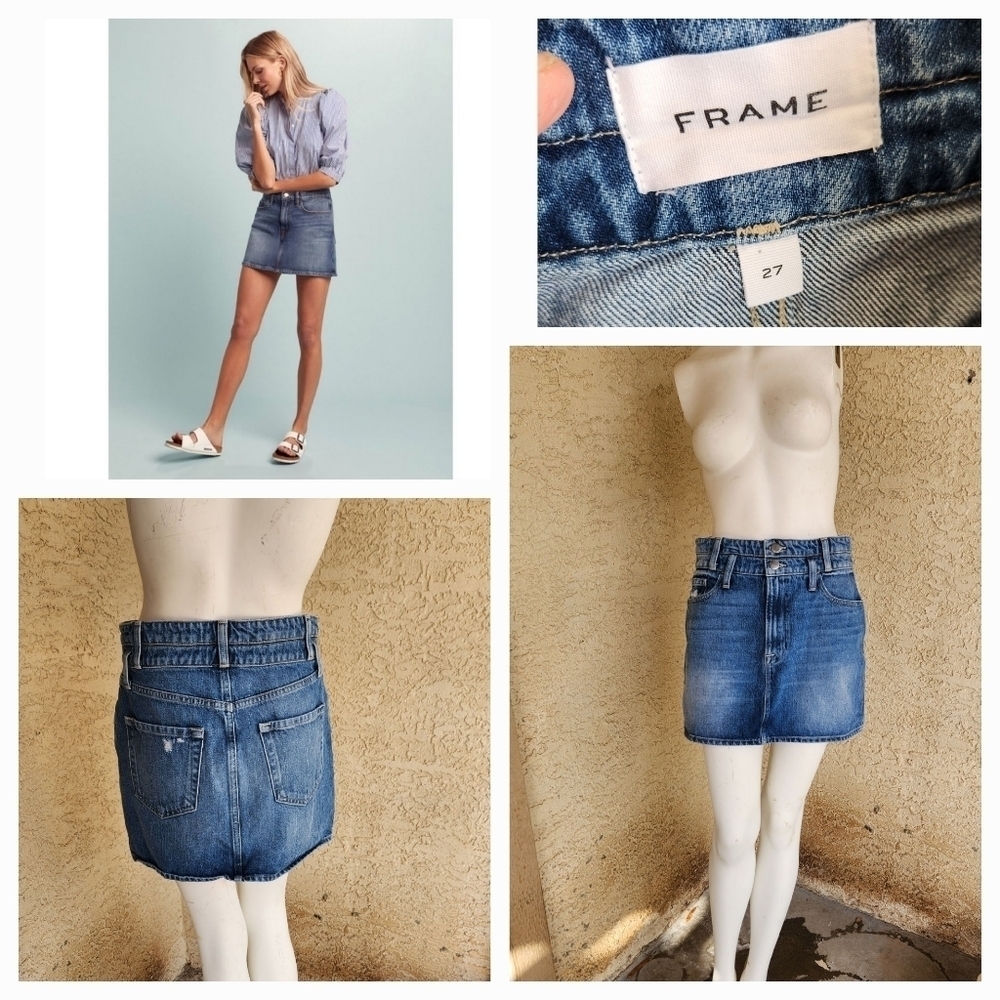 FRAME JEAN SKIRT